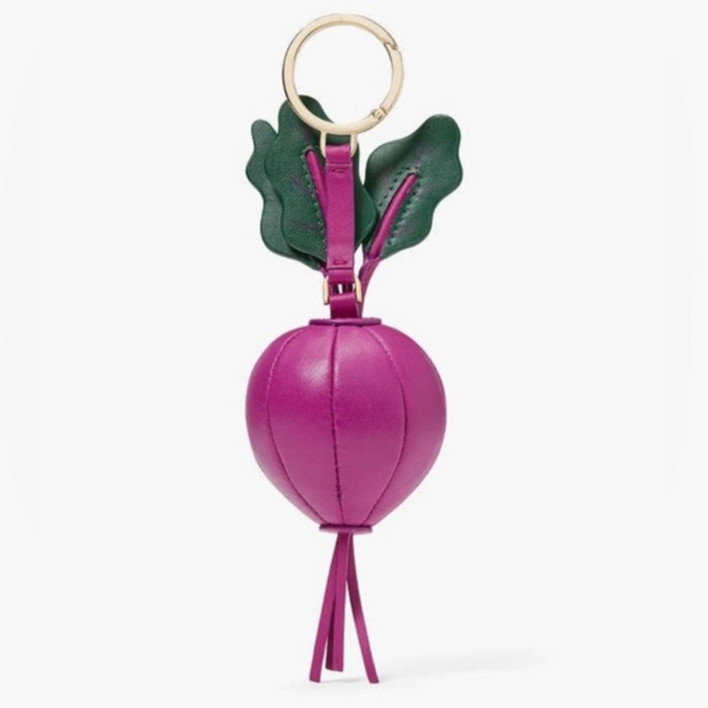 Kate Spade Beet  Key Ring or Bsg Charm NWT